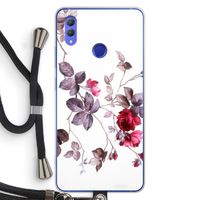 Mooie bloemen: Honor Note 10 Transparant Hoesje met koord