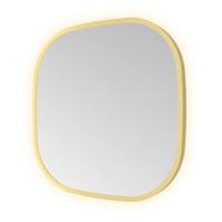 Hotbath &More Mirrors Contour LED Badkamerspiegel - Figuur - 40 x 40 cm - Geborsteld Messing Pvd