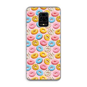 Pink donuts: Xiaomi Redmi Note 9 Pro Transparant Hoesje