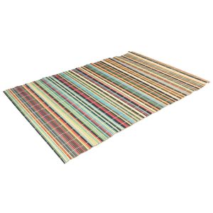 8x Bamboe placemat/onderlegger 30 x 45 cm gekleurd