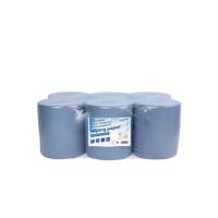 Poetspapier cleaninq medium 1laags 300m blauw