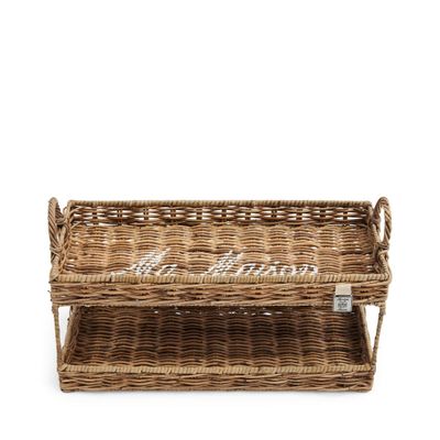 Rivièra Maison Dienblad 'Ma Maison' Dubbel, Pitriet, kleur Bruin Rivièra Maison Dienblad 'Ma Maison' Dubbel, Pitriet, kleur Bruin