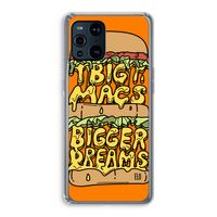 Big Macs Bigger Dreams: Oppo Find X3 Pro Transparant Hoesje