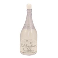 Bruiloft bellenblaas - 24x stuks - champagnefles van 9 cm - huwelijk versiering