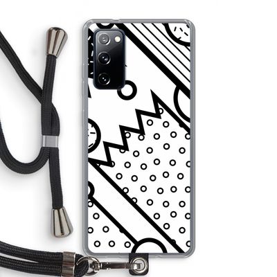 Pop Art #4: Samsung Galaxy S20 FE / S20 FE 5G Transparant Hoesje met koord