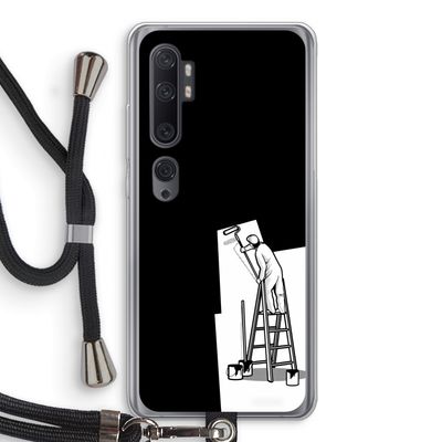 Musketon Painter: Xiaomi Mi Note 10 Pro Transparant Hoesje met koord