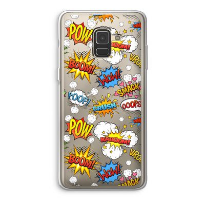 Pow Smack: Samsung Galaxy A8 (2018) Transparant Hoesje