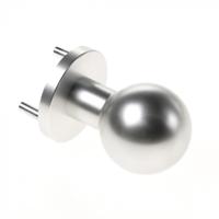 FSB deurknop vast op rozet - bolmodel - aluminium F1- ASL0802