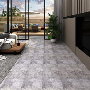VidaXL Vloerplanken zelfklevend 5,21 m² 2 mm pvc cementbruin