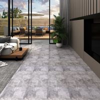 VidaXL Vloerplanken zelfklevend 5,21 m² 2 mm pvc cementbruin