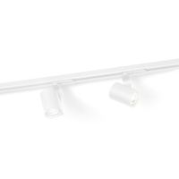 Wever Ducre 1 phase Rails 200 cm met 2 Sqube on Track 1.0 LED Spot - 2700K - Wit - thumbnail