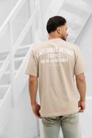 Croyez Fraternité T-Shirt Heren Beige/Wit - Maat M - Kleur: BeigeWit | Soccerfanshop
