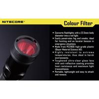 NiteCore NITNFR23 Kleurfilter MT1A, MT2A, MT1C en zaklampen met een Ø 23 mm Rood