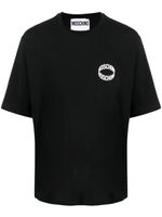 Moschino t-shirt en coton à logo imprimé - Noir