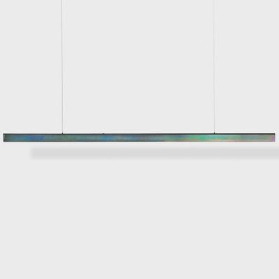Anour I Model Cordless Hanglamp - 200 cm - Donker opaal chroom