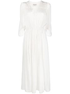 Zadig&Voltaire robe mi-longue Ryoko à fini satiné - Blanc