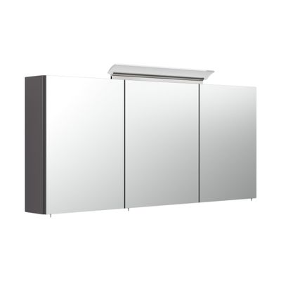 Spiegelkast Aron Antraciet 140 cm