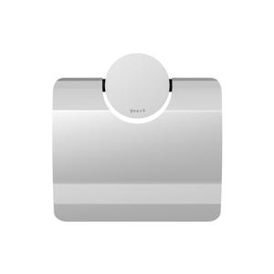 Toiletaccessorieset Geesa Opal | Toiletborstel met houder - Toiletrolhouder met klep - Handdoekhaak | Chroom