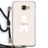 Strawberry Milkshake: Samsung Galaxy A5 (2016) Transparant Hoesje met koord