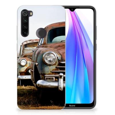 Xiaomi Redmi Note 8T | Siliconen hoesje | met foto Vintage Auto