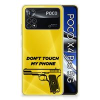 Xiaomi Poco X4 Pro 5G Silicone-hoesje Pistol DTMP - thumbnail