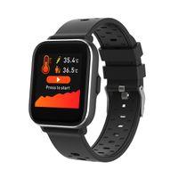 Denver Sw-163 Smartwatch Met Touchscreen En Hartslagmeter Zwart - thumbnail