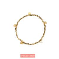 Day&Eve Armband Balsy 5 Hearts | Goud