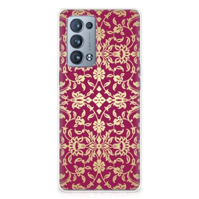 Siliconen Hoesje OPPO Reno 6 Pro Plus 5G Barok Pink