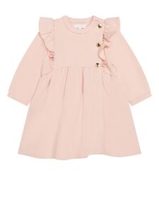 Chloé Kids robe volantée à manches longues - Rose