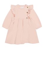 Chloé Kids robe volantée à manches longues - Rose