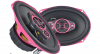 Ground Zero GZCF 7104XSPL- Autospeaker - 7x10â (18 x 25 cm) 4-weg - Piek: 300 Watt / RMS: 200 W PINK EDITION