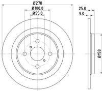 Remschijf 8DD355114051