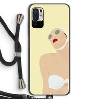 Summer: Xiaomi Redmi Note 10 5G Transparant Hoesje met koord