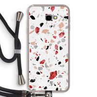 Terrazzo N°12: Samsung Galaxy J4 Plus Transparant Hoesje met koord