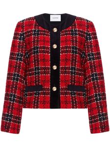 Sleeper veste Checked Manhattan en tweed - Rouge