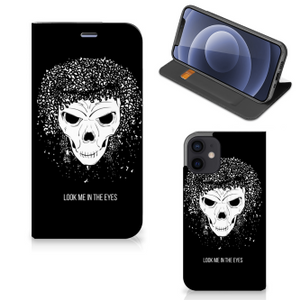 Mobiel BookCase iPhone 12 Mini Skull Hair