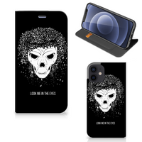 Mobiel BookCase iPhone 12 Mini Skull Hair - thumbnail