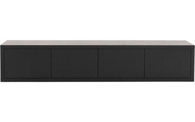 Goossens Tv Meubel Barcelona, 4 kleppen met kabeldoorvoer