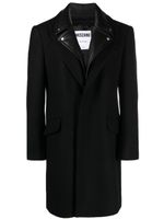 Moschino manteau à détails de clous - Noir