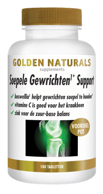 Golden Naturals Supplementen Soepele Gewrichten & Kraakbeen Formule 180Tabletten