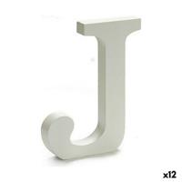 Brief Pincello J Wit 1,8 x 21 x 17 cm (12 Stuks)