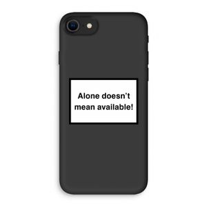 Alone: iPhone SE 2020 Biologisch afbreekbaar hoesje