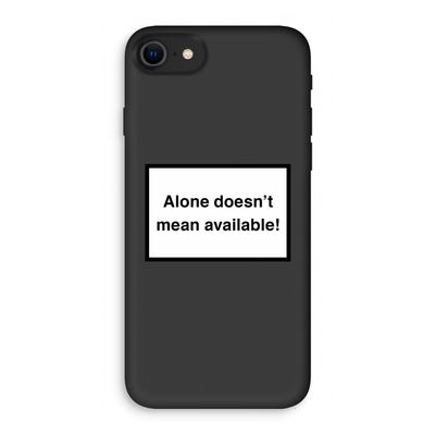 Alone: iPhone SE 2020 Biologisch afbreekbaar hoesje