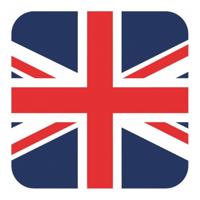 Glas viltjes met Engelse UK vlag 15 st