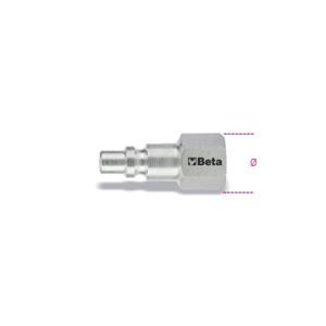 Beta 1916GF 1/4 Insteeknippel | Italiaans profiel | inwendige draad | cilindrisch (BSP) - 019160055 019160055
