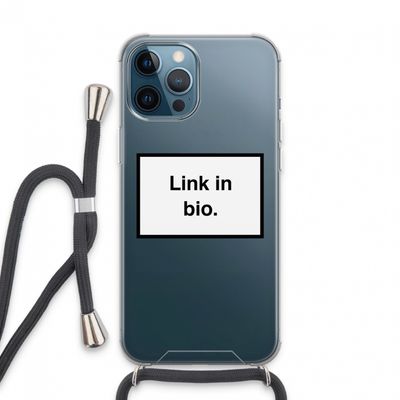 Link in bio: iPhone 13 Pro Max Transparant Hoesje met koord