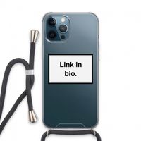 Link in bio: iPhone 13 Pro Max Transparant Hoesje met koord