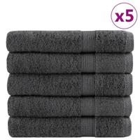 VidaXL Handdoeken solund 25 st 600 g/m² 30x50 cm antracietkleur VidaXL Handdoeken solund 25 st 600 g/m² 30x50 cm antracietkleur