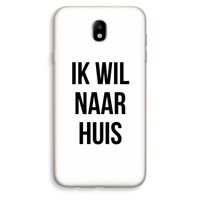 Ik wil naar huis: Samsung Galaxy J7 (2017) Transparant Hoesje