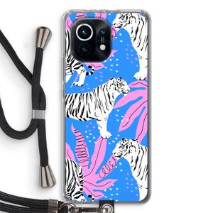 Tijger: Xiaomi Mi 11 Transparant Hoesje met koord